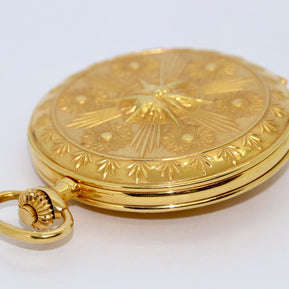 IWC Taschenuhr Scarabaeus by Ernst Fuchs Ref. 5420 18 Karat Gold