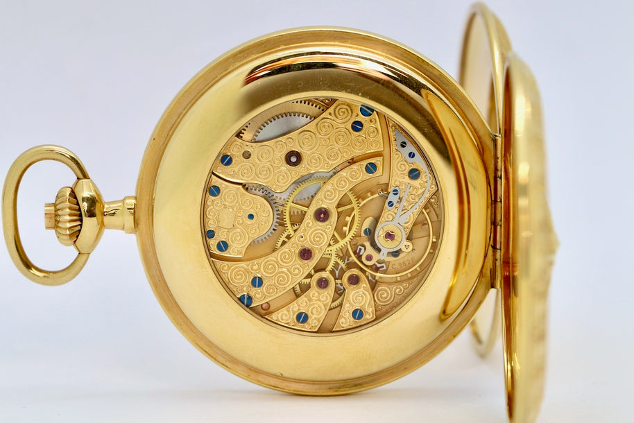 IWC Taschenuhr Scarabaeus by Ernst Fuchs Ref. 5420 18 Karat Gold