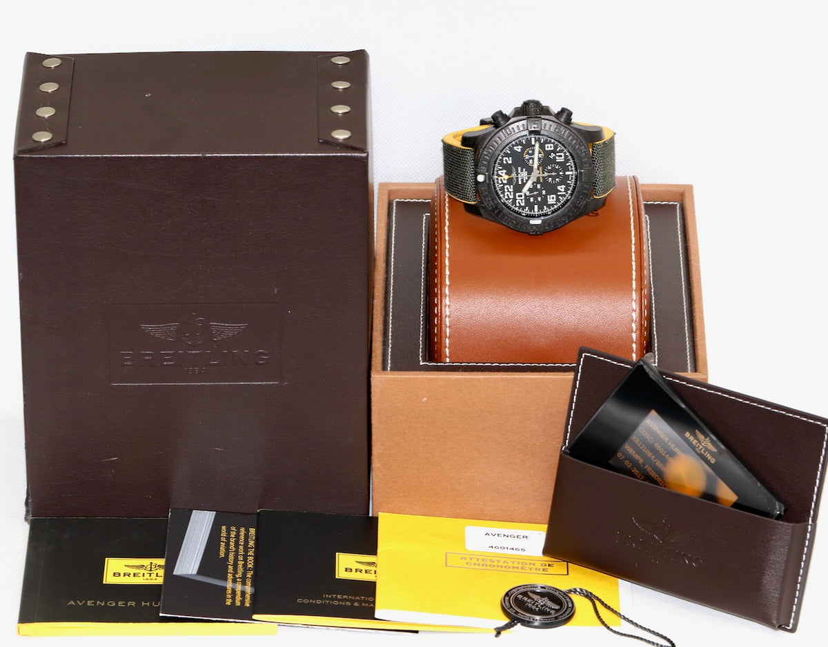 Breitling Avenger Hurricane Black Chronograph XB1210E4/BE89