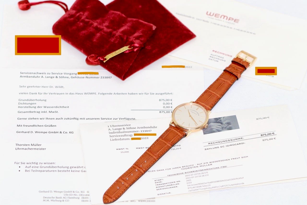 A. Lange & Söhne Saxonia Thin 201.033 Rosegold