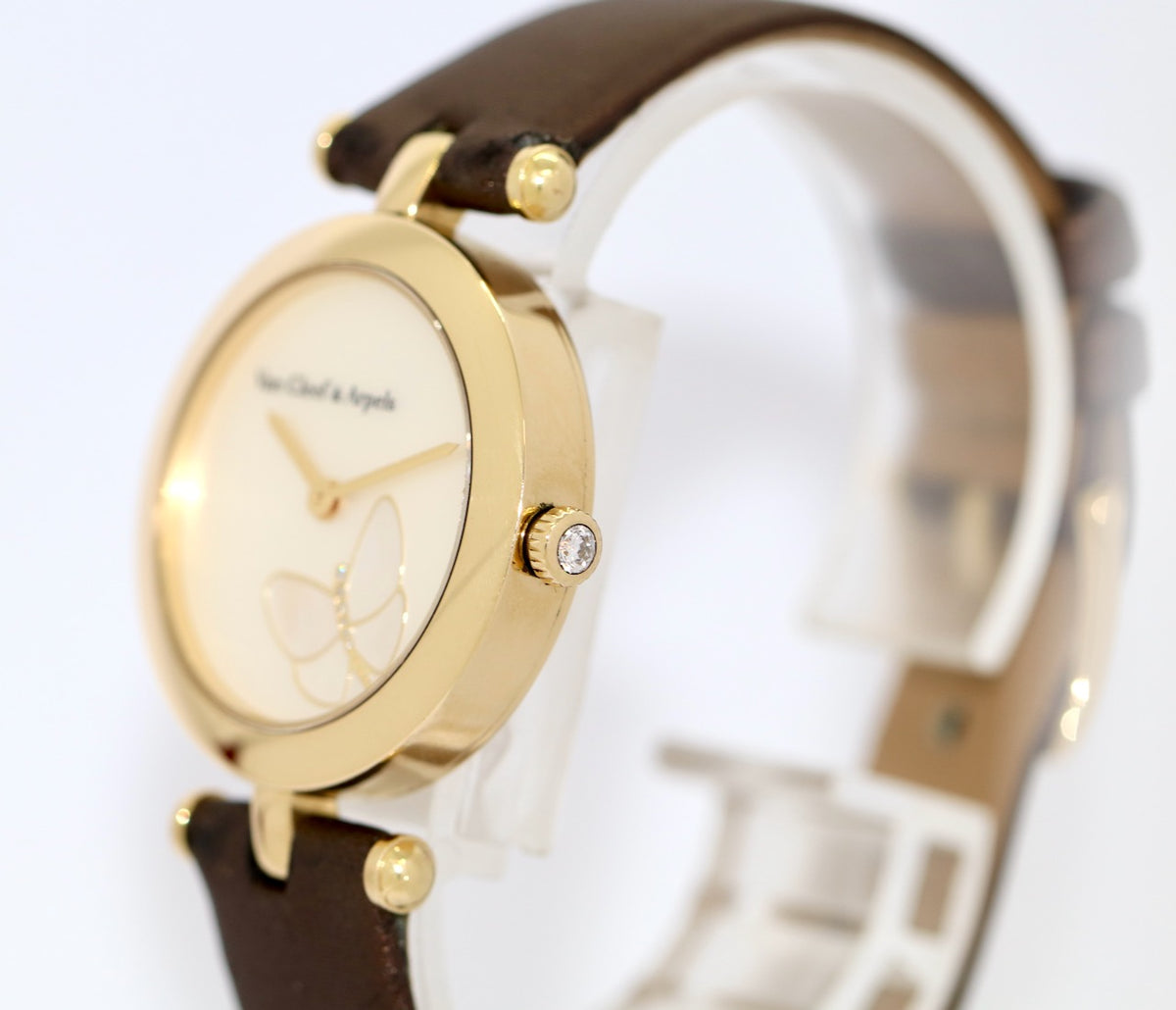 Van Cleef & Arpels Lady Arpels Papillon Damenuhr 18K Gold & Diamanten