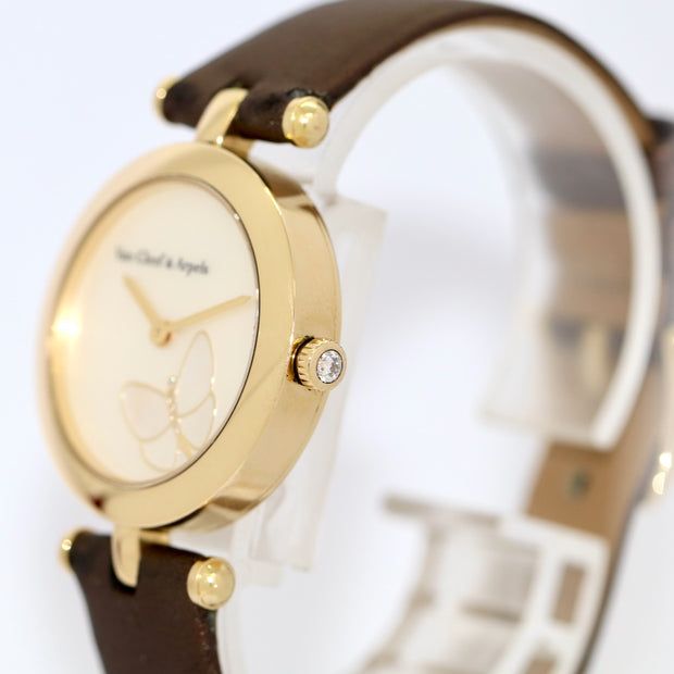 Van Cleef & Arpels Lady Arpels Papillon Damenuhr aus 18K Gold & Diamanten