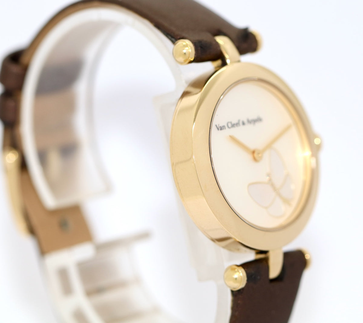 Van Cleef & Arpels Lady Arpels Papillon Damenuhr 18K Gold & Diamanten