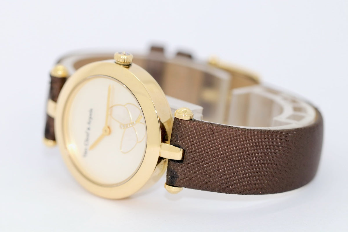 Van Cleef & Arpels Lady Arpels Papillon Damenuhr 18K Gold & Diamanten