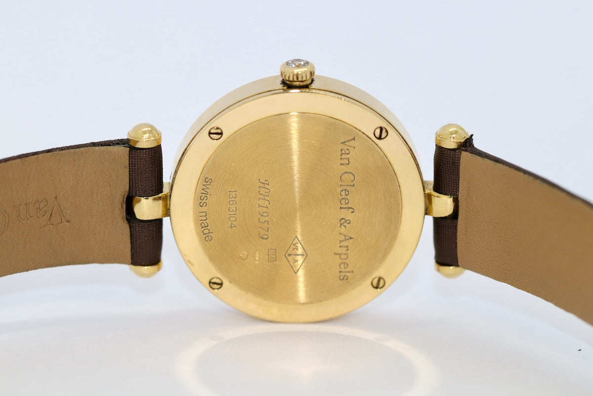 Van Cleef & Arpels Lady Arpels Papillon Damenuhr 18K Gold & Diamanten