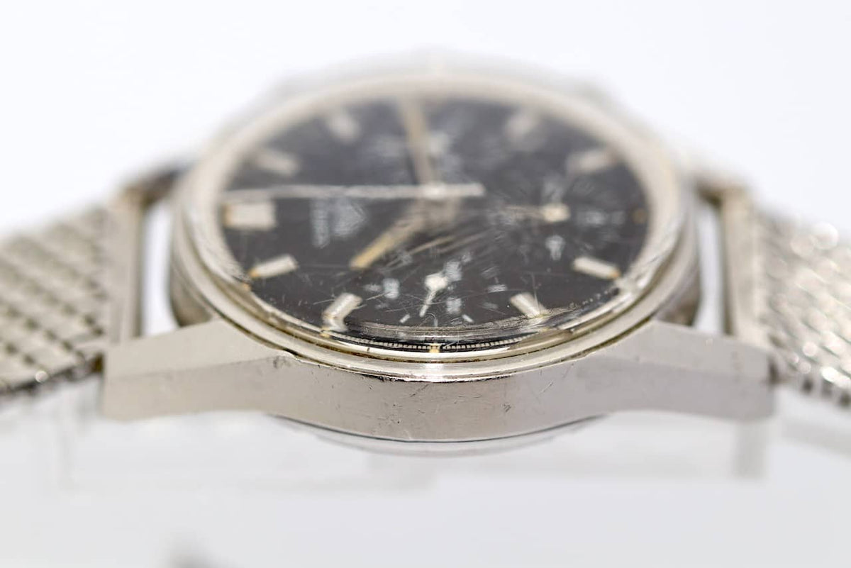 Heuer Carrera 2447 Vintage Chronograph Schwarz