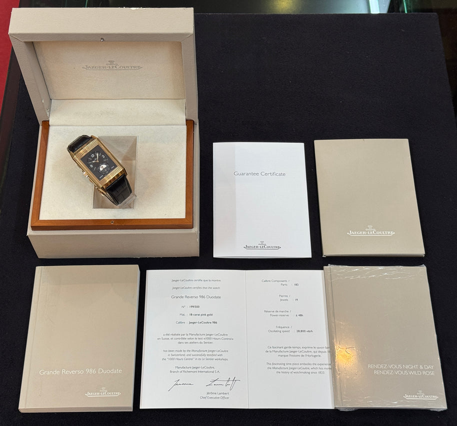 Jaeger-LeCoultre Grande Reverso 986 Duodate Roségold 274.2.85 Limited