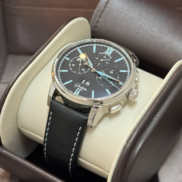 Glashütte Original Senator Chronograph Panoramadatum 1-37-01-03-02-35