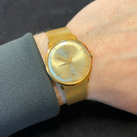 Corum Journal Vintage Armbanduhr 18 Karat Gold Automatic ESZEHA