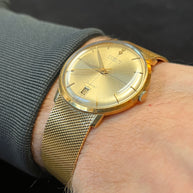 Corum Journal Vintage Armbanduhr 18 Karat Gold Automatic ESZEHA