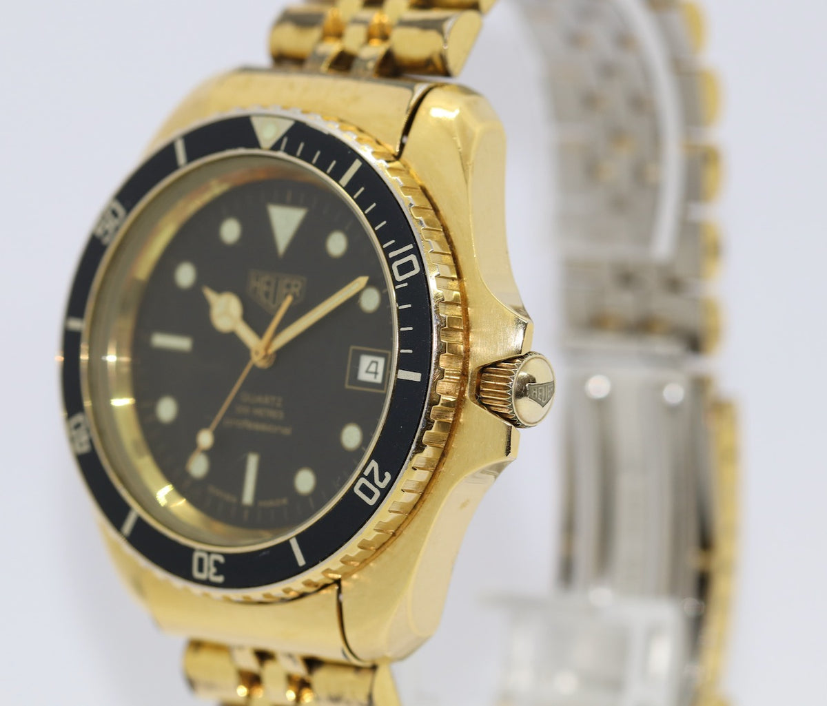 Heuer 200 Metres Professional Vintage Armbanduhr Referenz 980.022