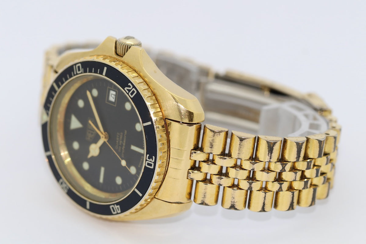 Heuer 200 Metres Professional Vintage Armbanduhr Referenz 980.022