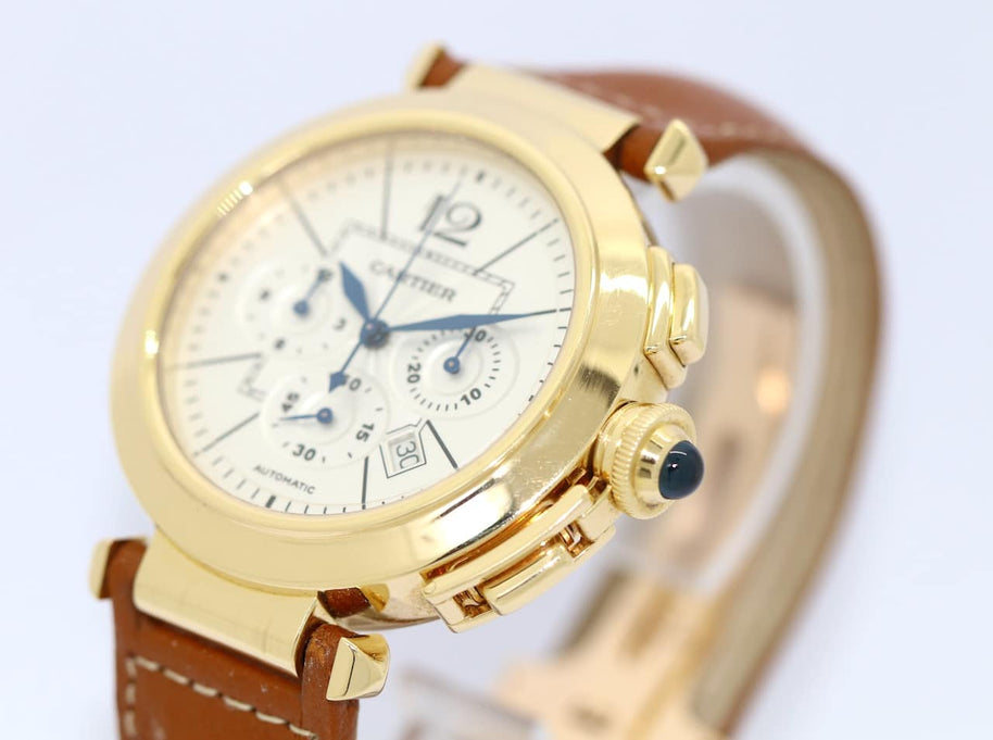 Cartier Pasha Chronograph Automatic Gold 2861