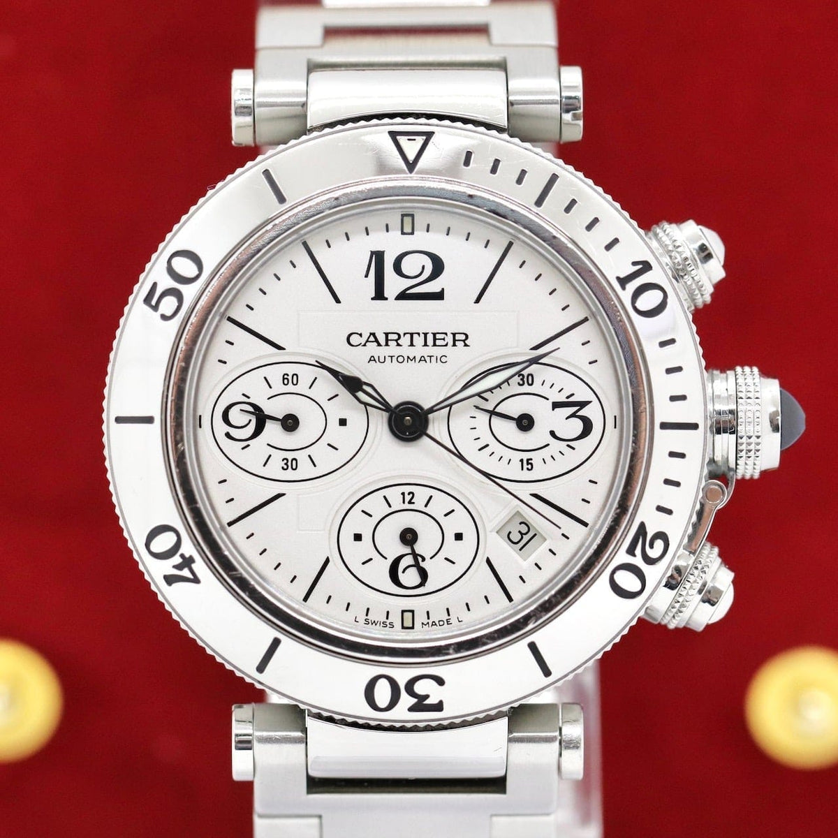Cartier Pasha Seatimer Chronograph Automatic 2995
