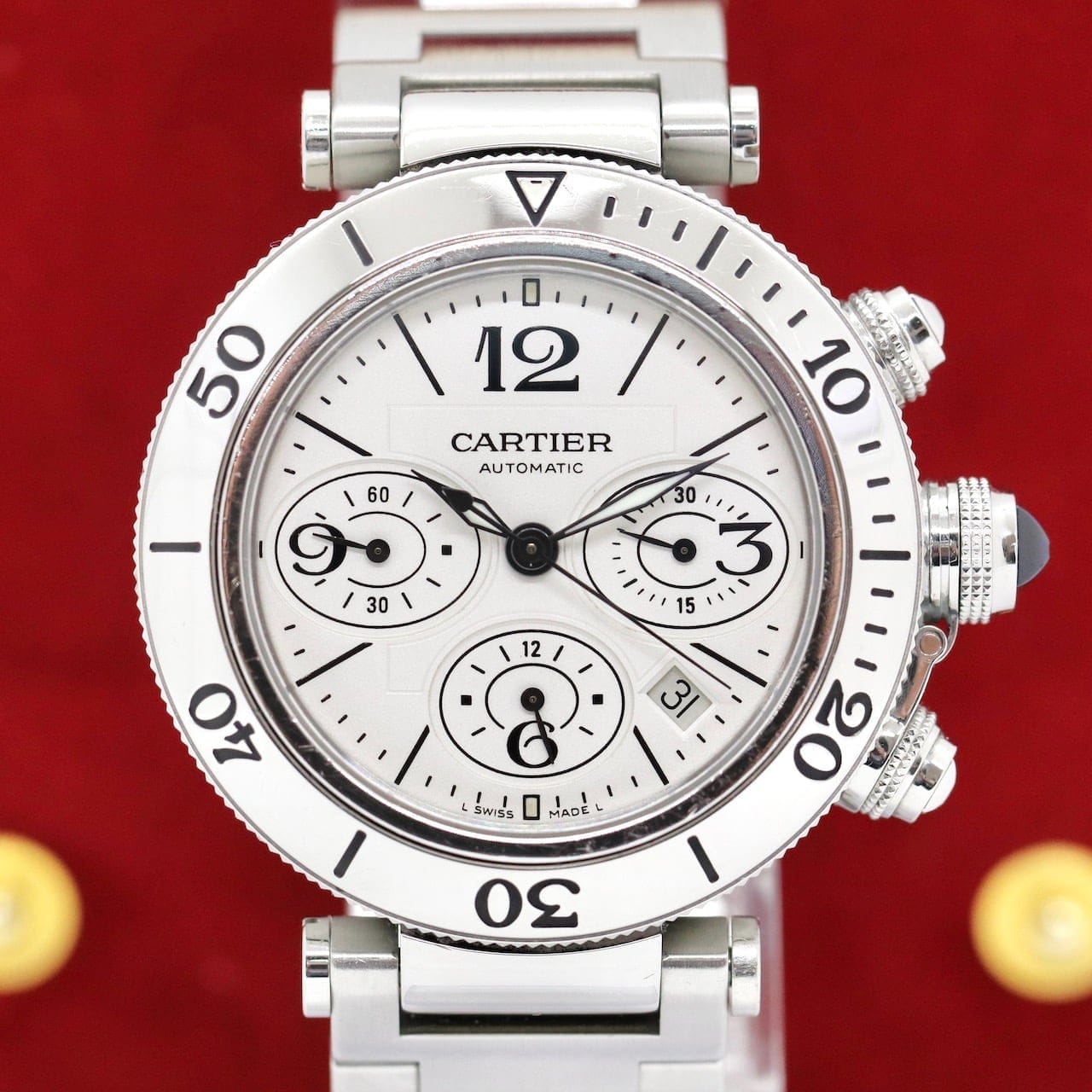 Cartier Pasha Seatimer Chronograph Automatik 2995