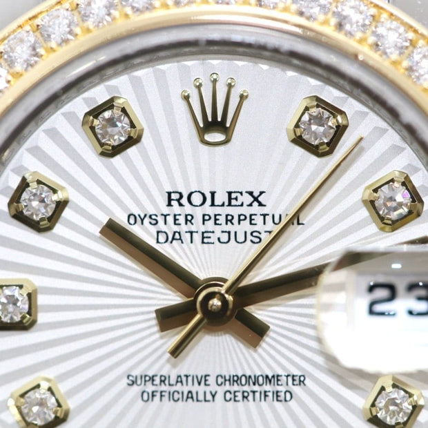 Rolex Lady Datejust 26 Edelstahl Gold Diamanten 179383