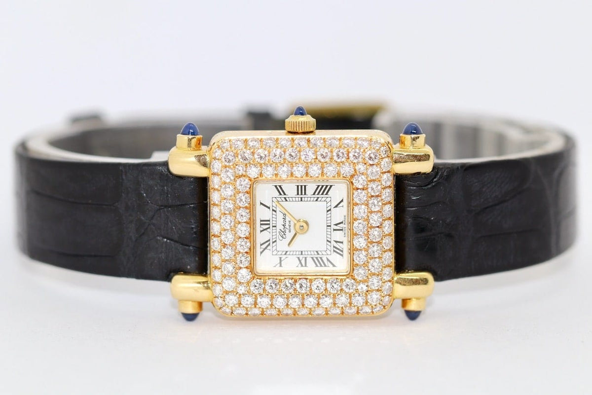 Chopard Happy Sport 419-1 Damenuhr 18 Karat Gold