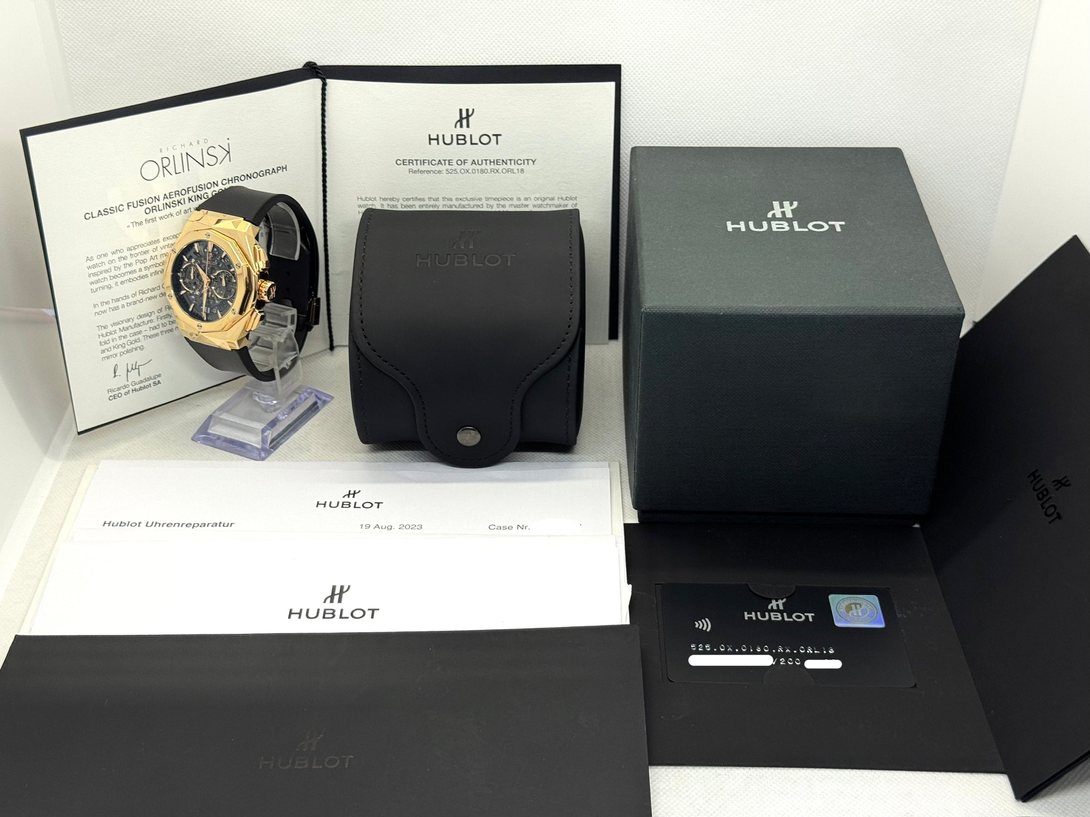 Hublot Classic Fusion Aerofusion Chronograph Orlinski King Roségold