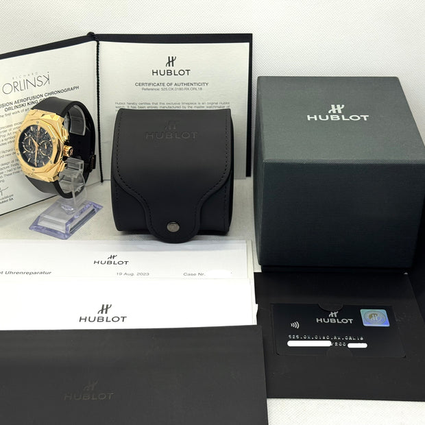 Hublot Classic Fusion Aerofusion Chronograph Orlinski King Roségold