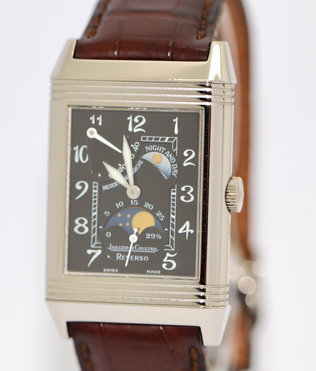 Jaeger-LeCoultre Reverso Night and Day Power Reserve Weißgold 270.3.63