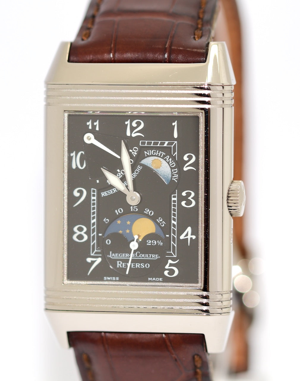 Jaeger-LeCoultre Reverso Night and Day Power Reserve Weißgold 270.3.63