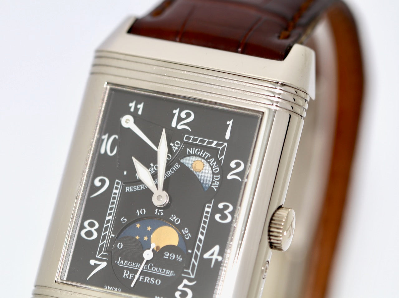 Jaeger-LeCoultre Reverso Night and Day Power Reserve Weißgold 270.3.63