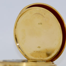 Arnold & Charles Frodsham Halb-Savonette Taschenuhr aus 18K Gold, Chronograph