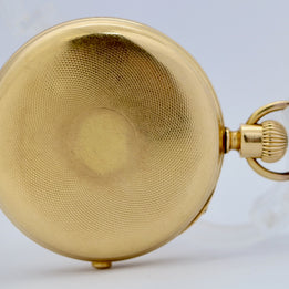 Arnold & Charles Frodsham Halb-Savonette Taschenuhr aus 18K Gold, Chronograph