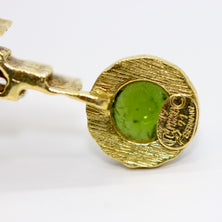 Christian Dior Anhänger mit Kette, Collier von Grosse aus 18K Gelbgold & Edelsteinen