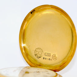 A. Lange & Söhne Savonette Taschenuhr aus 18K Gold, 52 mm