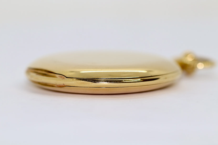 A. Lange & Söhne Savonette Taschenuhr aus 18K Gold, 52 mm