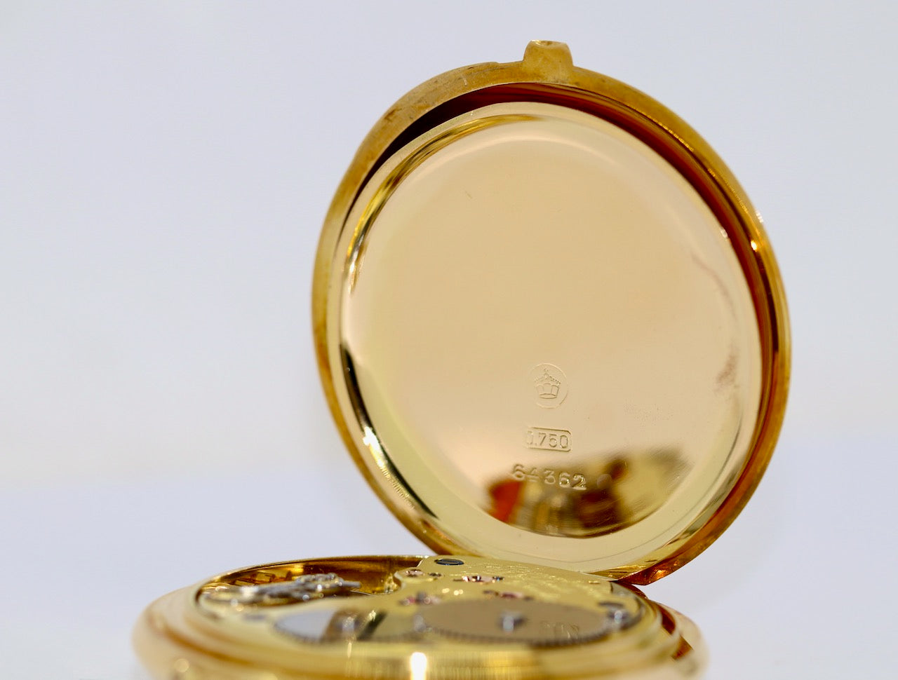 A. Lange & Söhne 1A Taschenuhr aus 18K Gold, „Lucia“-Gehäuse, 53 mm