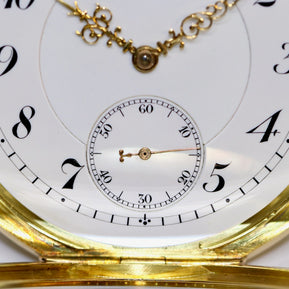 A. Lange & Söhne Savonette Taschenuhr aus 18K Gold, 52 mm