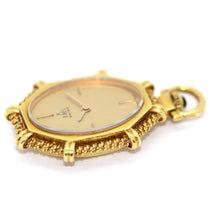 Ebel Damen-Anhängeruhr aus 18K Gelbgold mit Saphir-Cabochon