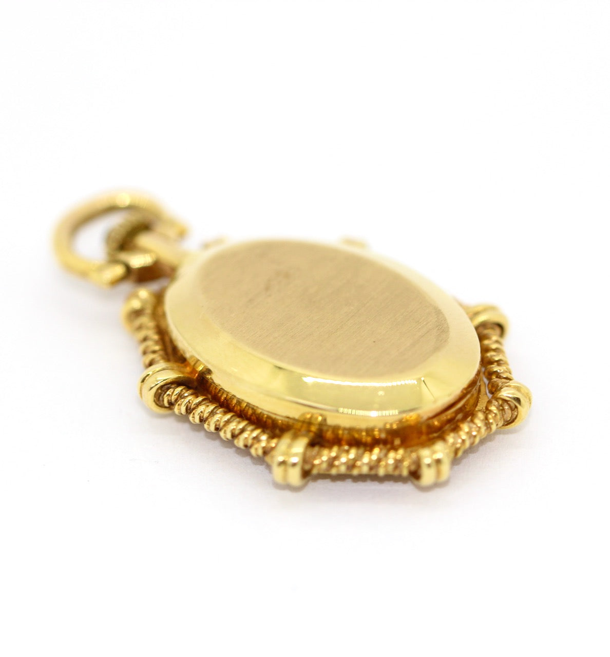 Ebel Damen-Anhängeruhr aus 18K Gelbgold mit Saphir-Cabochon