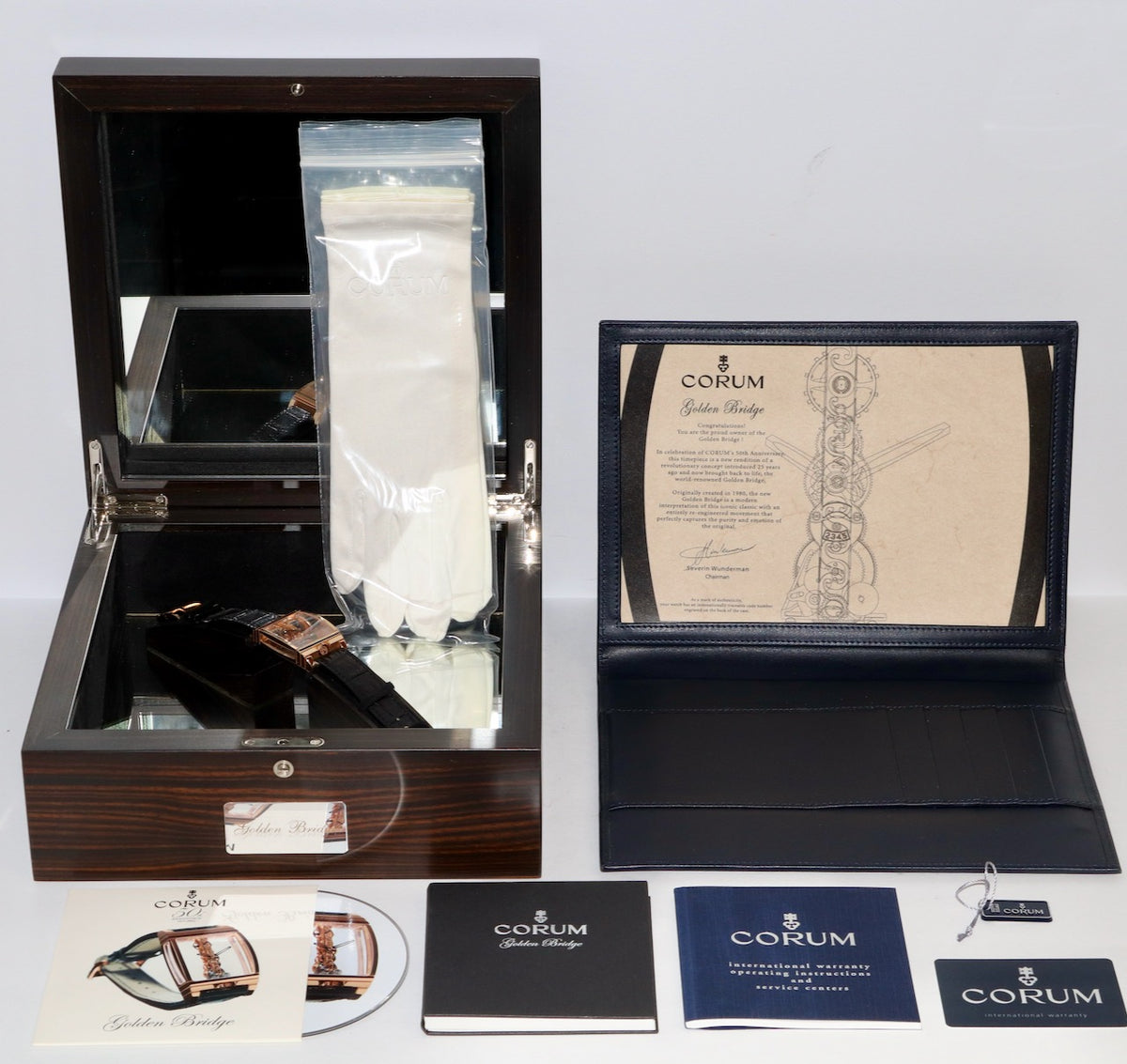 Corum Golden Bridge rose gold 113.550.55