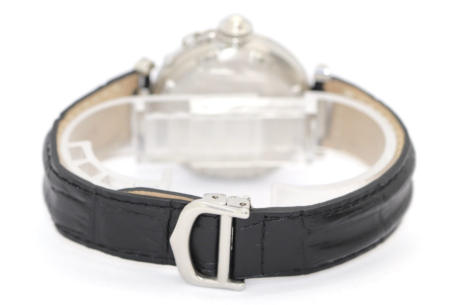 Cartier Pasha C 1031 Automatic 35mm Damen Armbanduhr Edelstahl