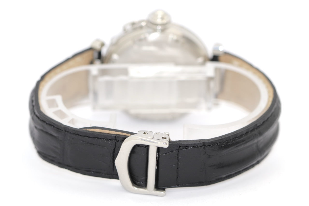Cartier Pasha C 1031 Automatic 35mm Damen Armbanduhr Edelstahl