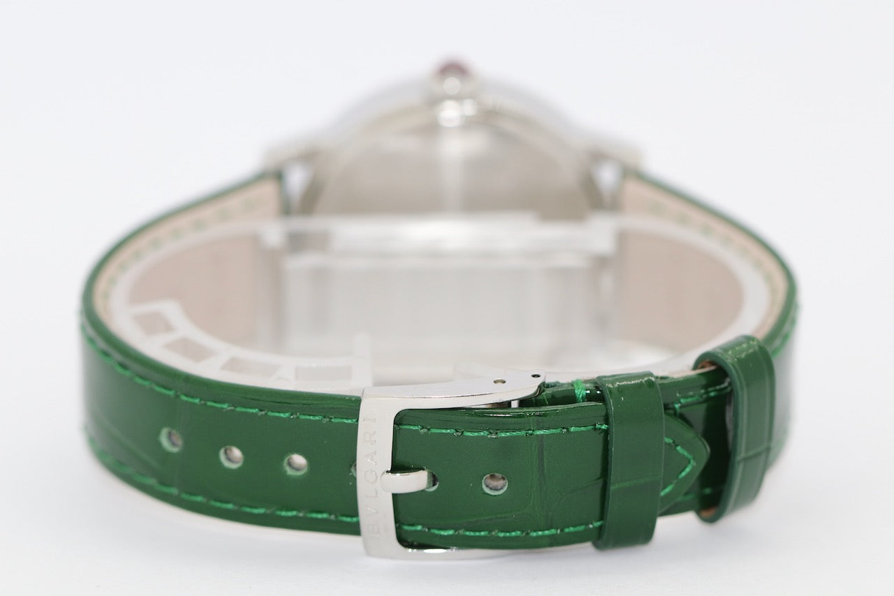 Bvlgari BBL 33 S Damen Armbanduhr, Edelstahl, Automatik, Perlmutt, Bulgari