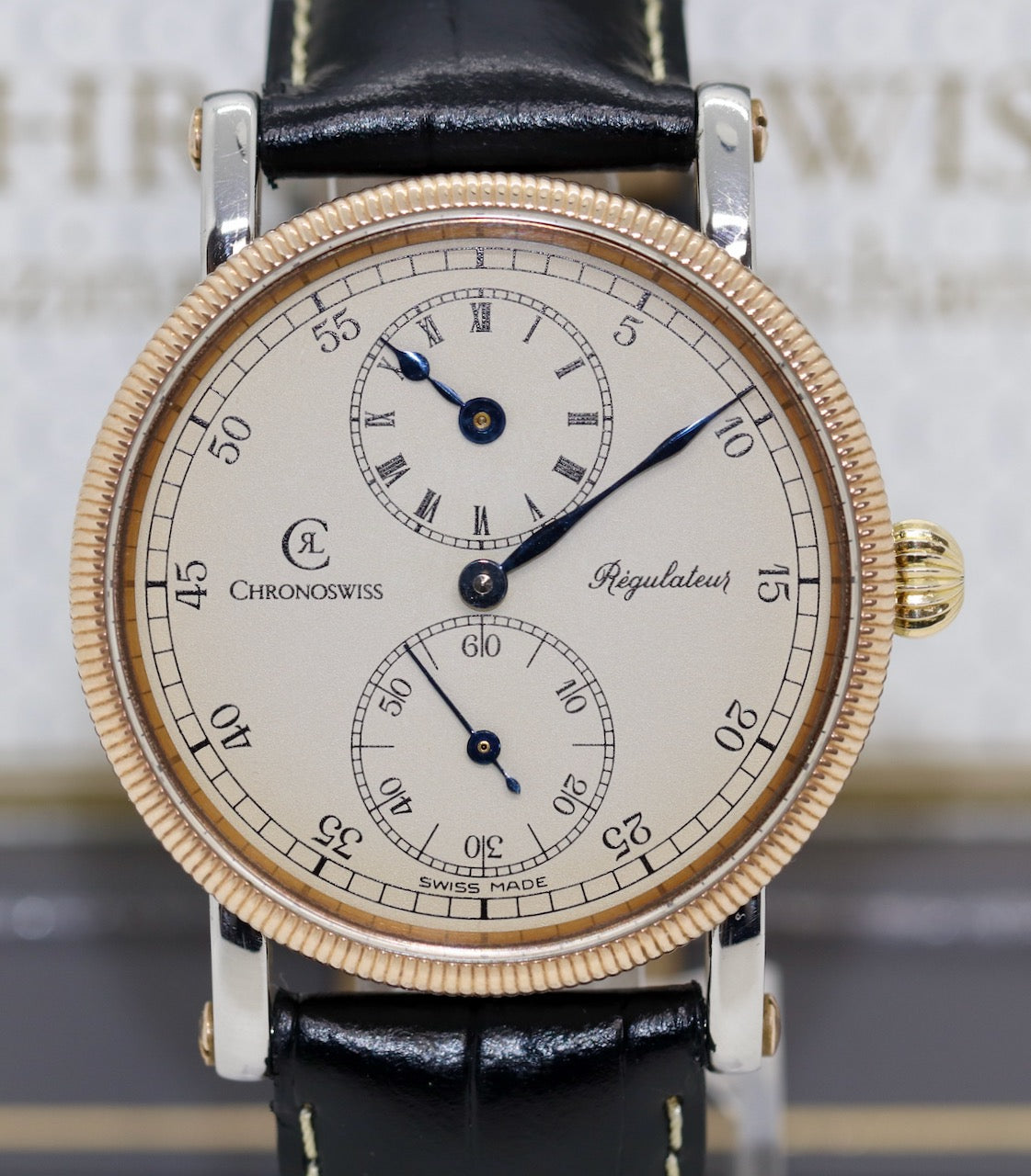 Chronoswiss Régulateur CH 6326 Armbanduhr Handaufzug