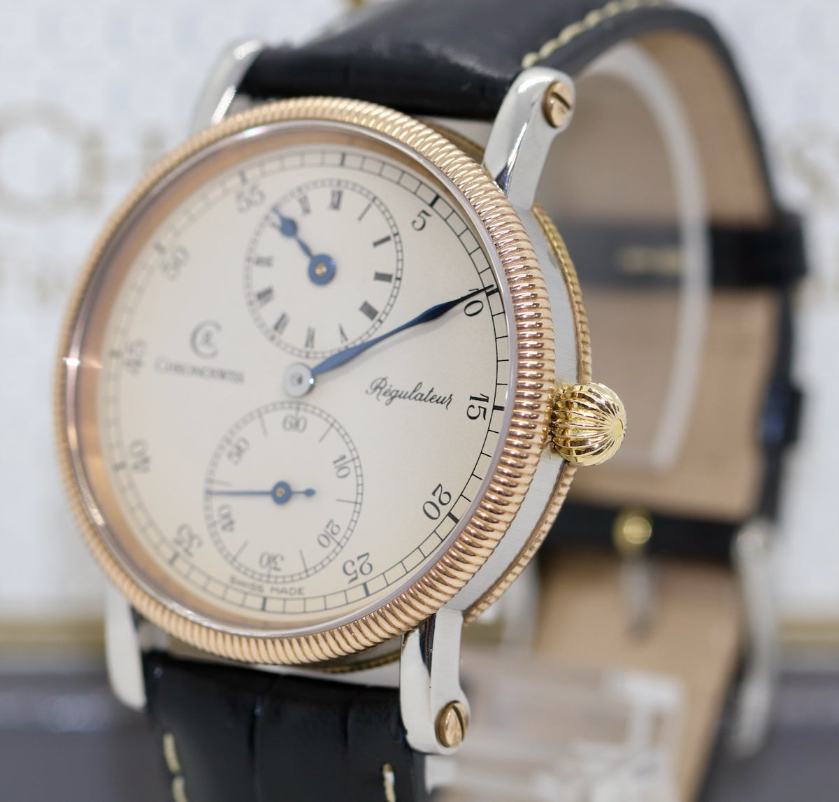 Chronoswiss Régulateur CH 6326 Armbanduhr Handaufzug