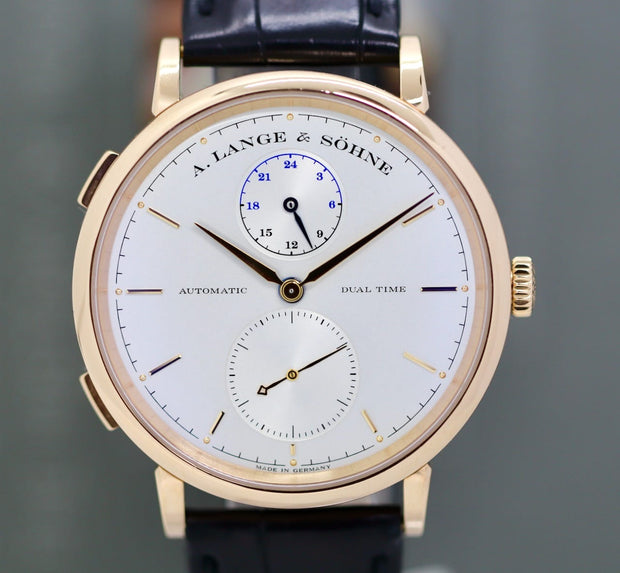 A Lange & Söhne Saxonia Dual Time Roségold 385032