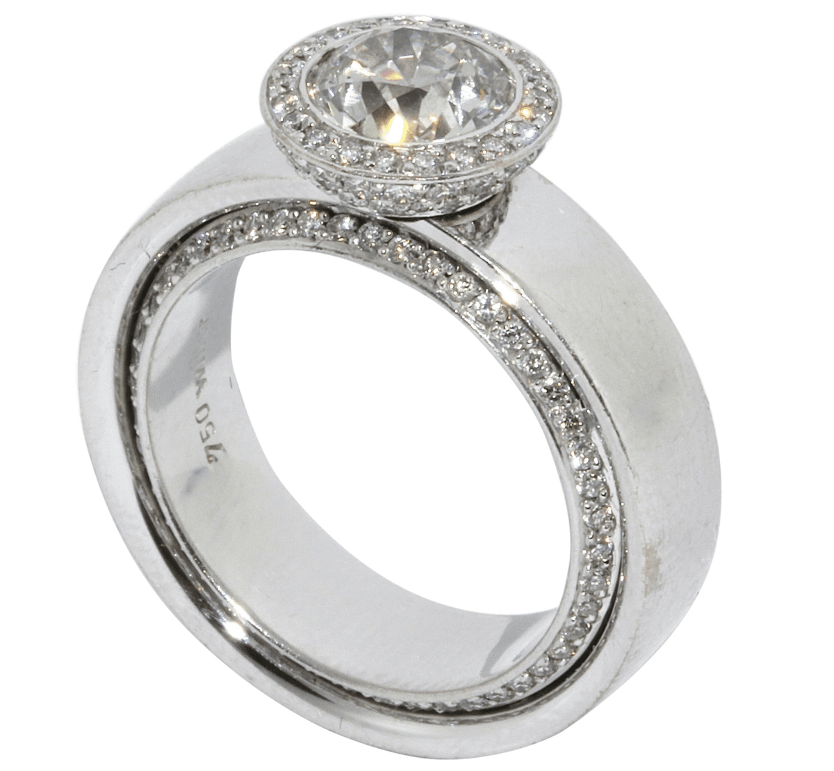 Willer 18 carat white gold 1.4 carat diamond ring