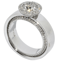 Willer 18 Karat Weißgold 1.4 Carat Diamant Ring