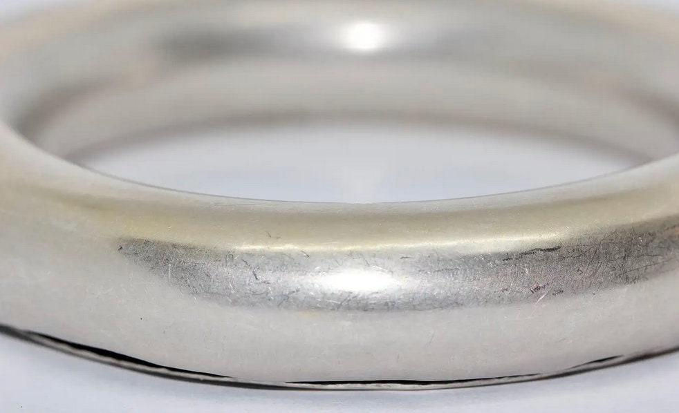 Massiver 960 Platin Damen Armreif, Armband von Simon Peter Eiber 'NIESSING'