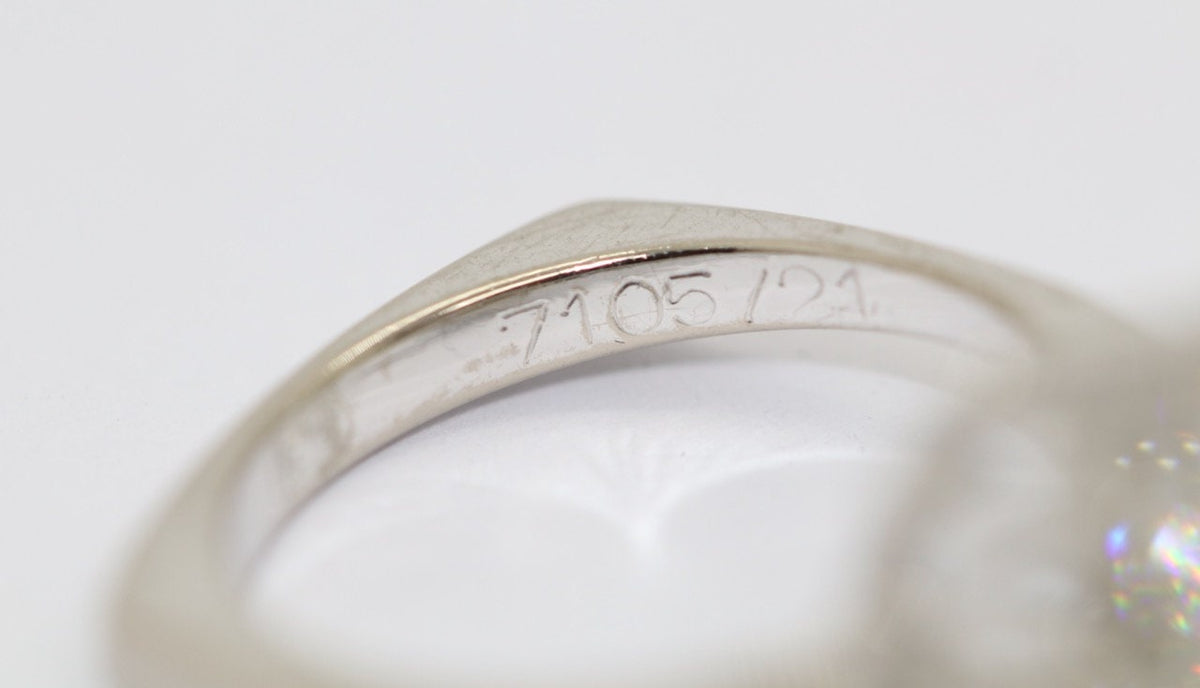 2,2 Karat Diamant Solitär Ring, 18 Karat Weißgold