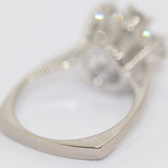 2,2 Karat Diamant Solitär Ring, 18 Karat Weißgold