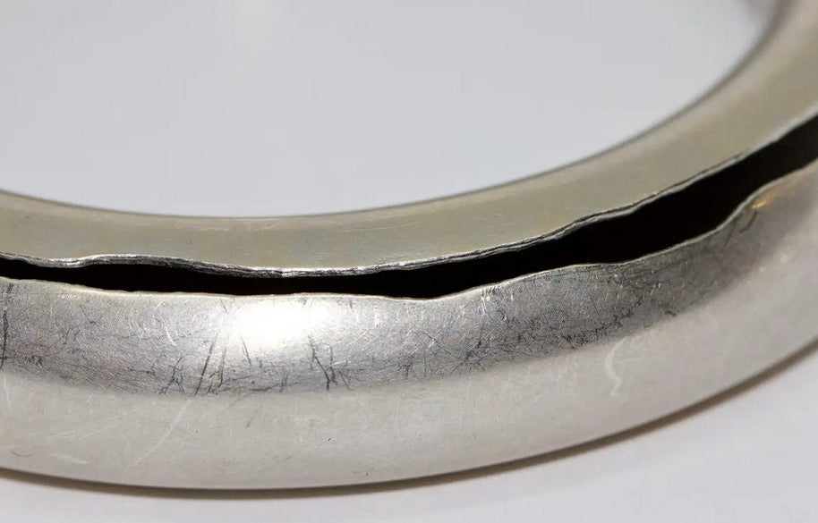 Massiver 960 Platin Damen Armreif, Armband von Simon Peter Eiber 'NIESSING'