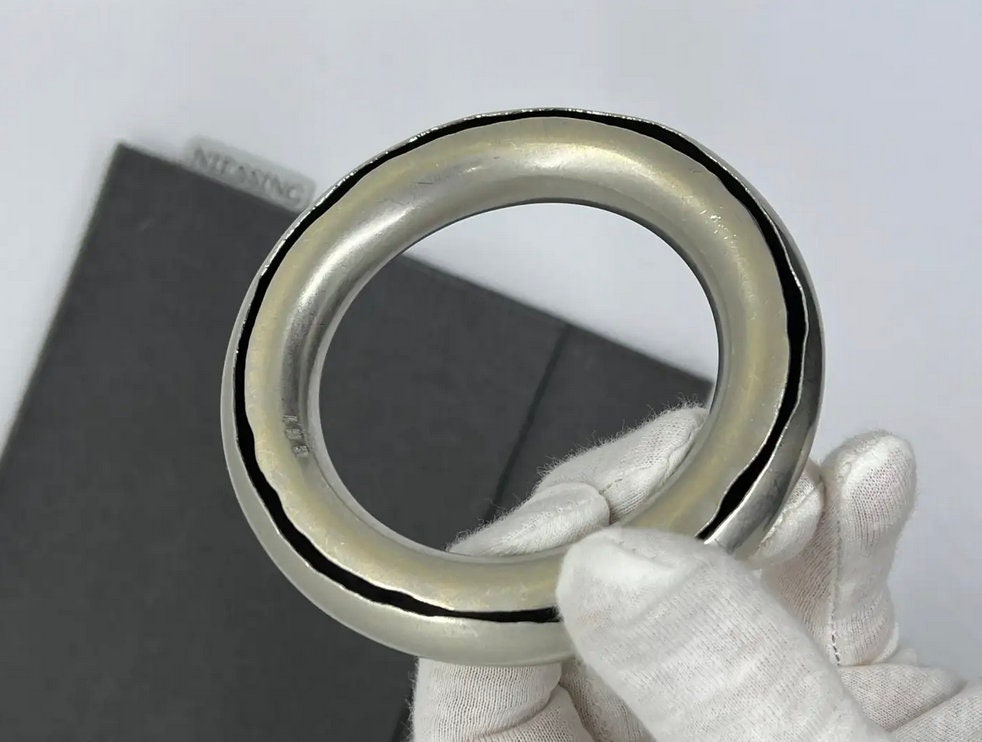 Massiver 960 Platin Damen Armreif, Armband von Simon Peter Eiber 'NIESSING'