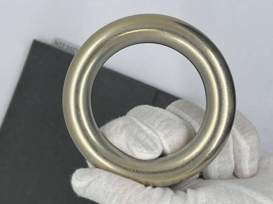 Massiver 960 Platin Damen Armreif, Armband von Simon Peter Eiber 'NIESSING'